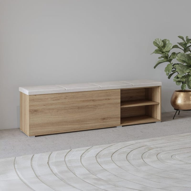 Säilytyspenkki Vertina 160 - Huonekalut - Tuoli & nojatuoli - Penkki - Eteispenkki - Kenkäteline penkillä