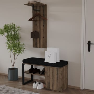 Uniqo eteisteline setti 35x90x35 cm - Antiikkipähkinä - Huonekalut - Tuoli & nojatuoli - Penkki - Eteispenkki