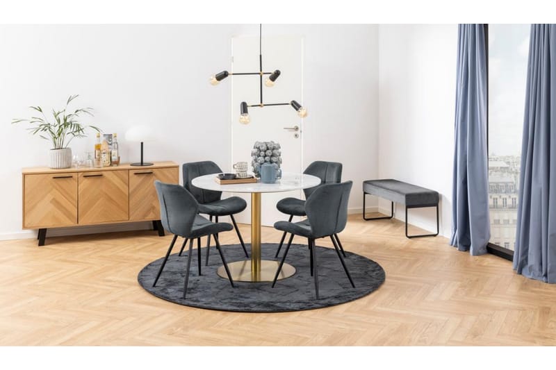 Fairborn Penkki 38 cm - Harmaa - Huonekalut - Tuoli & nojatuoli - Penkki - Eteispenkki