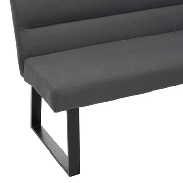 Matbänk Loft24 Antracit - Antrasiitti - Huonekalut - Tuoli & nojatuoli - Penkki - Penkki selkänojalla