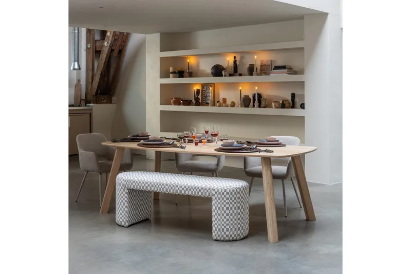 Penkki Jacob - Hiekka - Huonekalut - Tuoli & nojatuoli - Penkki - Eteispenkki