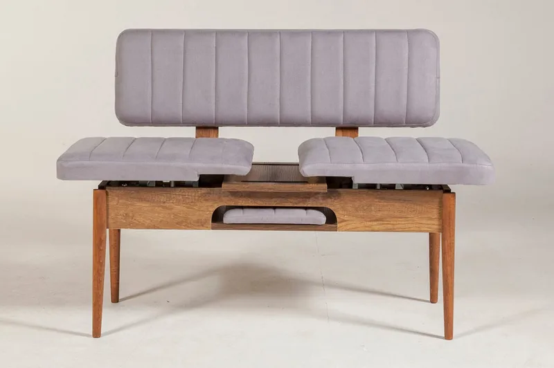 Penkki Orrest 85 cm - Pähkinä - Huonekalut - Tuoli & nojatuoli - Penkki - Penkki selkänojalla