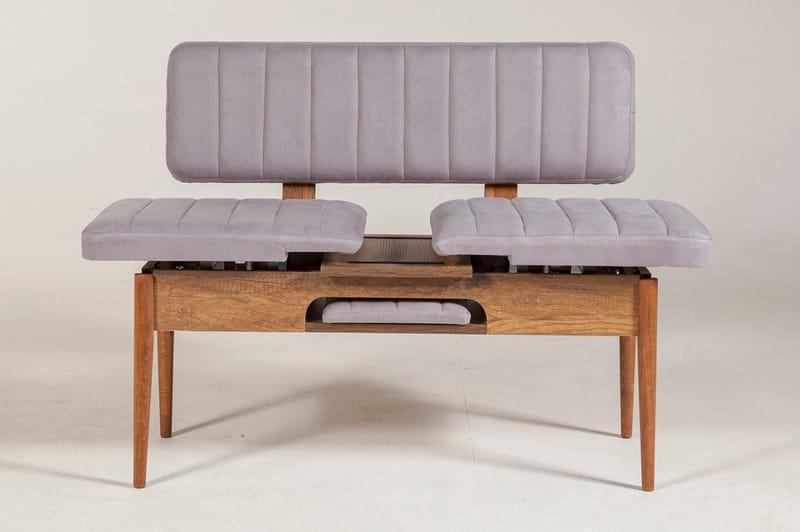 Penkki Orrest 85 cm - Pähkinä - Huonekalut - Tuoli & nojatuoli - Penkki - Penkki selkänojalla