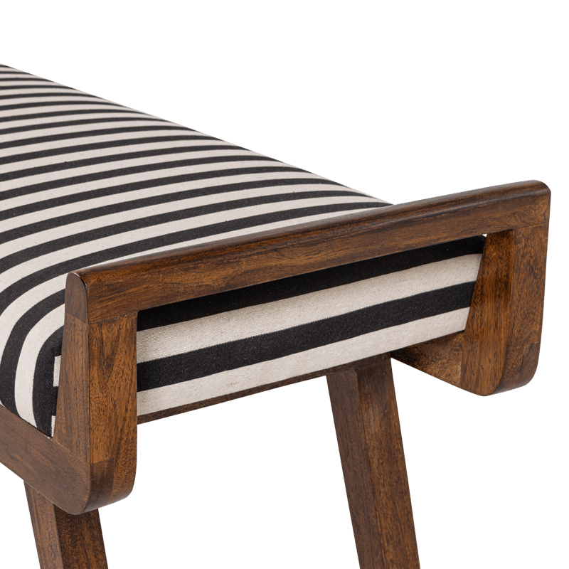 Penkki Valo 157 cm - Musta/Valkoinen - Huonekalut - Tuoli & nojatuoli - Penkki - Eteispenkki