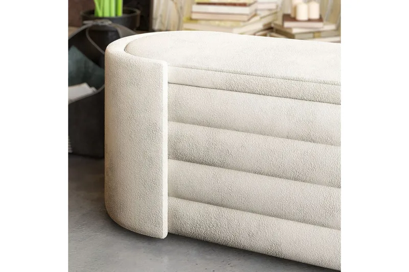 Penkki Veyaa Pakattu Kerma - Kermanvalkoinen - Huonekalut - Tuoli & nojatuoli - Jakkara & jalkarahi - Rahi