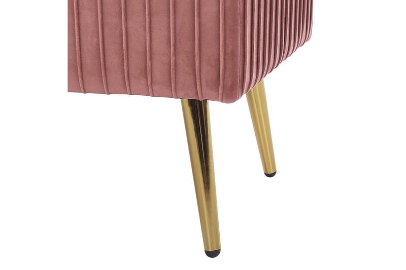 Penkki Paterson Vaaleanpunainen/Kulta - Vaaleanpunainen/Kulta - Huonekalut - Tuoli & nojatuoli - Penkki - Eteispenkki