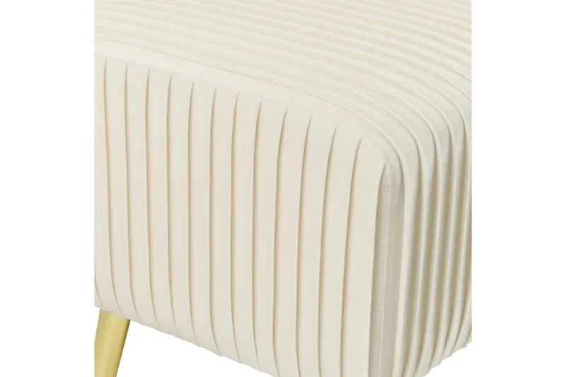 Penkki Paterson Valkoinen/kulta - Valkoinen/kulta - Huonekalut - Tuoli & nojatuoli - Penkki - Eteispenkki