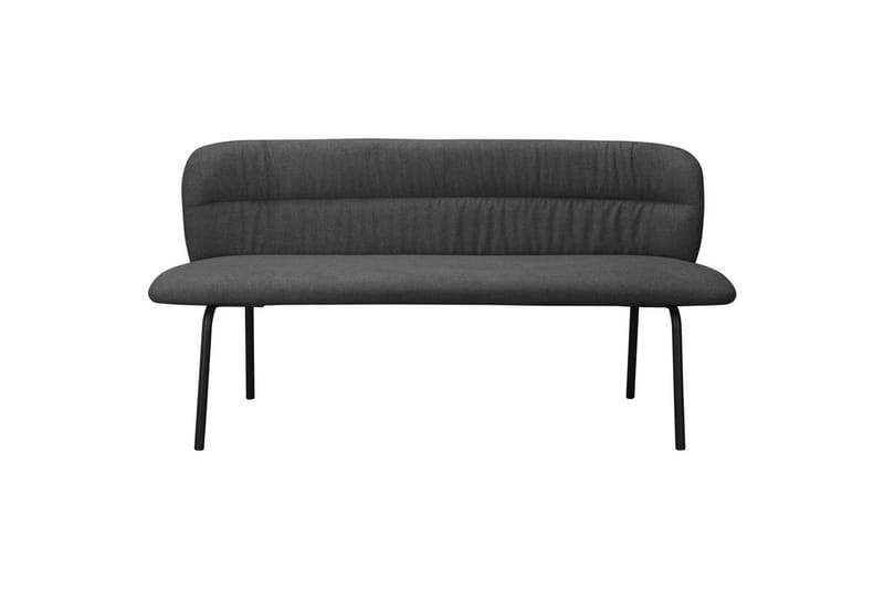 Ruokapenkin Casey Harmaa - Harmaa - Huonekalut - Tuoli & nojatuoli - Penkki - Penkki selkänojalla