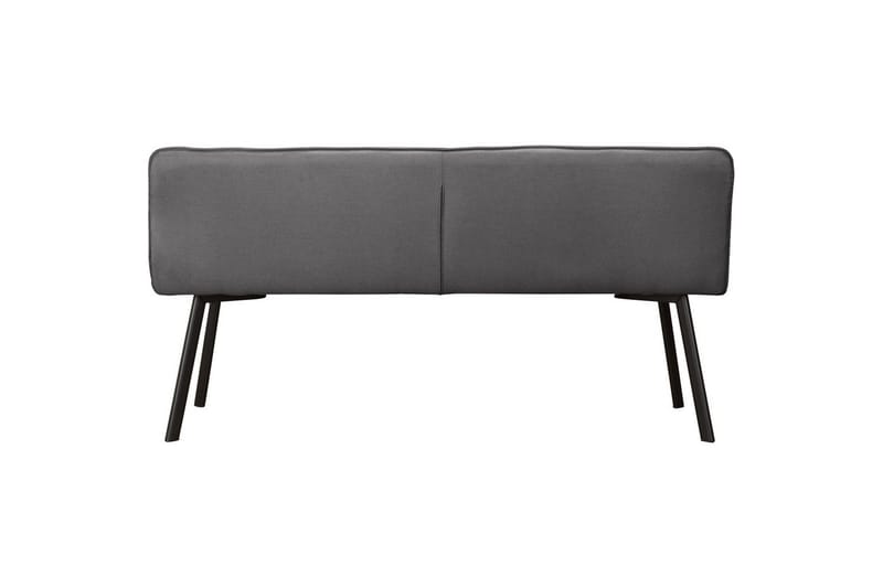 Ruokapenkin Taylor Antrasiitti - Antrasiitti - Huonekalut - Tuoli & nojatuoli - Penkki - Penkki selkänojalla