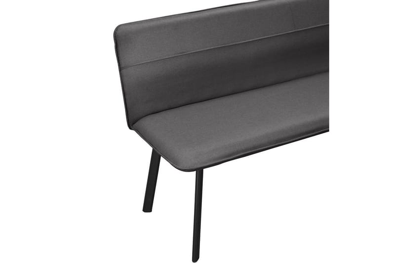 Ruokapenkin Taylor Antrasiitti - Antrasiitti - Huonekalut - Tuoli & nojatuoli - Penkki - Penkki selkänojalla