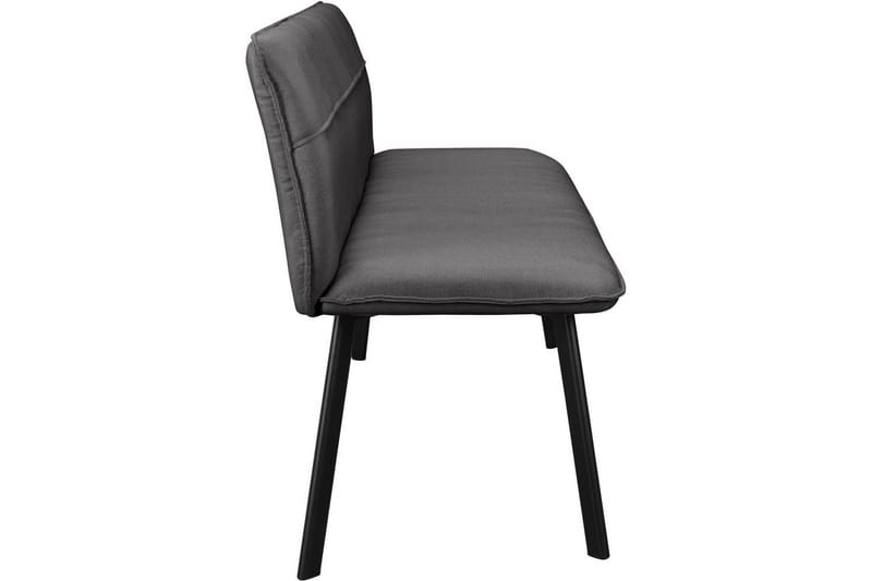 Ruokapenkin Taylor Antrasiitti - Antrasiitti - Huonekalut - Tuoli & nojatuoli - Penkki - Penkki selkänojalla