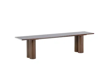Ruokapenkki Olivia 40x180x45 cm Mokka - Mokka - Huonekalut - Tuoli & nojatuoli - Penkki - Eteispenkki
