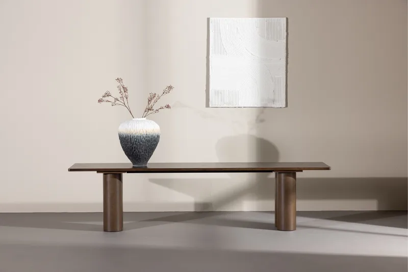 Ruokapenkki Olivia 40x180x45 cm Mokka - Mokka - Huonekalut - Tuoli & nojatuoli - Penkki - Eteispenkki