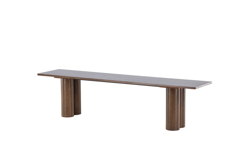 Ruokapenkki Olivia 40x180x45 cm Mokka - Mokka - Huonekalut - Tuoli & nojatuoli - Penkki - Eteispenkki