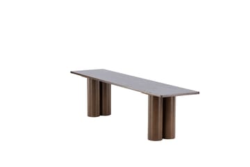 Ruokapenkki Olivia 40x180x45 cm Mokka - Mokka - Huonekalut - Tuoli & nojatuoli - Penkki - Eteispenkki