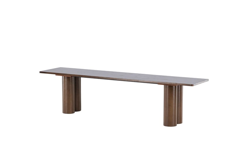 Ruokapenkki Olivia 40x180x45 cm Mokka - Mokka - Huonekalut - Tuoli & nojatuoli - Penkki - Eteispenkki