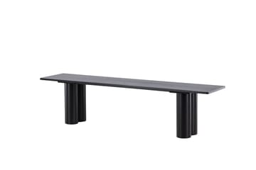 Ruokapenkki Olivia 40x180x45 cm Musta - Musta - Huonekalut - Tuoli & nojatuoli - Penkki - Eteispenkki