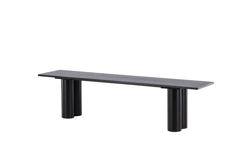 Ruokapenkki Olivia 40x180x45 cm Musta - Musta - Huonekalut - Tuoli & nojatuoli - Penkki - Eteispenkki