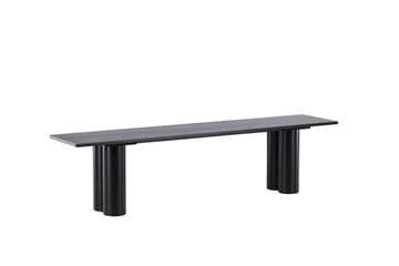 Ruokapenkki Olivia 40x180x45 cm Musta - Musta - Huonekalut - Tuoli & nojatuoli - Penkki - Eteispenkki