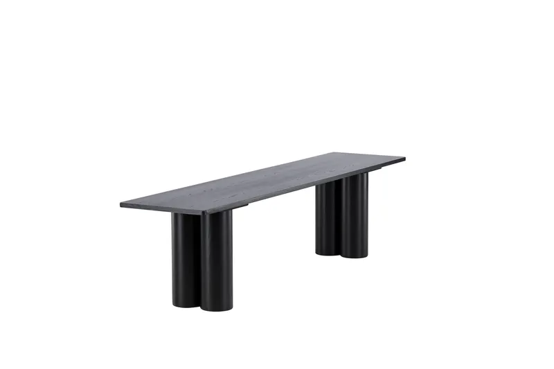 Ruokapenkki Olivia 40x180x45 cm Musta - Musta - Huonekalut - Tuoli & nojatuoli - Penkki - Eteispenkki