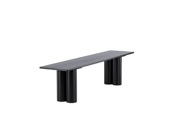 Ruokapenkki Olivia 40x180x45 cm Musta - Musta - Huonekalut - Tuoli & nojatuoli - Penkki - Eteispenkki