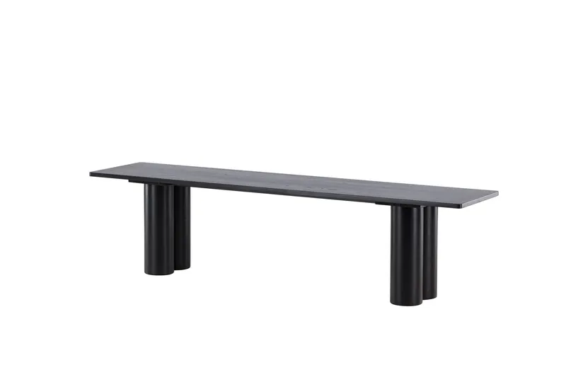 Ruokapenkki Olivia 40x180x45 cm Musta - Musta - Huonekalut - Tuoli & nojatuoli - Penkki - Eteispenkki