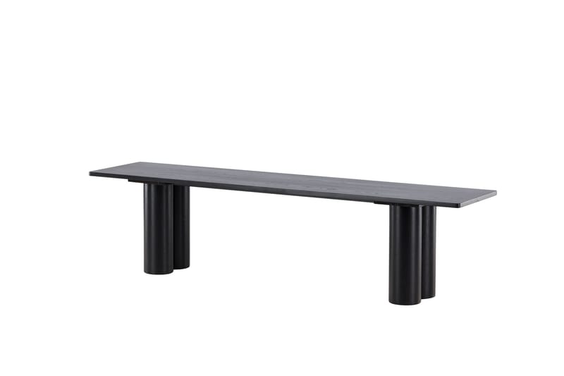 Ruokapenkki Olivia 40x180x45 cm Musta - Musta - Huonekalut - Tuoli & nojatuoli - Penkki - Eteispenkki