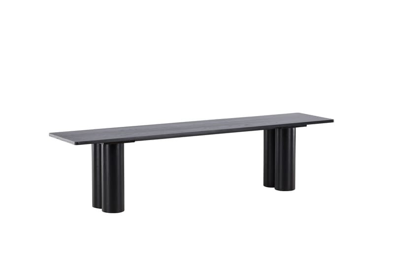 Ruokapenkki Olivia 40x180x45 cm Musta - Musta - Huonekalut - Tuoli & nojatuoli - Penkki - Eteispenkki