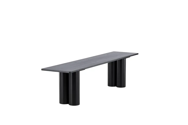 Ruokapenkki Olivia 40x180x45 cm Musta - Musta - Huonekalut - Tuoli & nojatuoli - Penkki - Eteispenkki