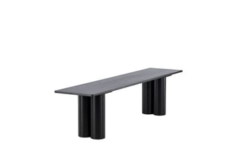 Ruokapenkki Olivia 40x180x45 cm Musta - Musta - Huonekalut - Tuoli & nojatuoli - Penkki - Eteispenkki