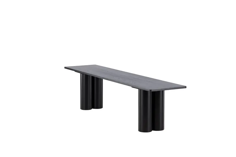 Ruokapenkki Olivia 40x180x45 cm Musta - Musta - Huonekalut - Tuoli & nojatuoli - Penkki - Eteispenkki