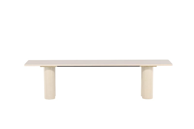 Ruokapenkki Olivia 40x180x45 cm Valkoinen - Valkoinen - Huonekalut - Tuoli & nojatuoli - Penkki - Eteispenkki