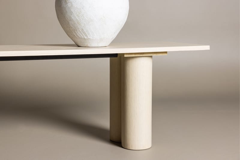 Ruokapenkki Olivia 40x180x45 cm Valkoinen - Valkoinen - Huonekalut - Tuoli & nojatuoli - Penkki - Eteispenkki