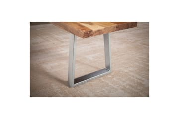 Sittbänk utan ryggstöd Wohnling Krom, Ljusbrun 160x40 cm - Huonekalut - Tuoli & nojatuoli - Penkki - Eteispenkki