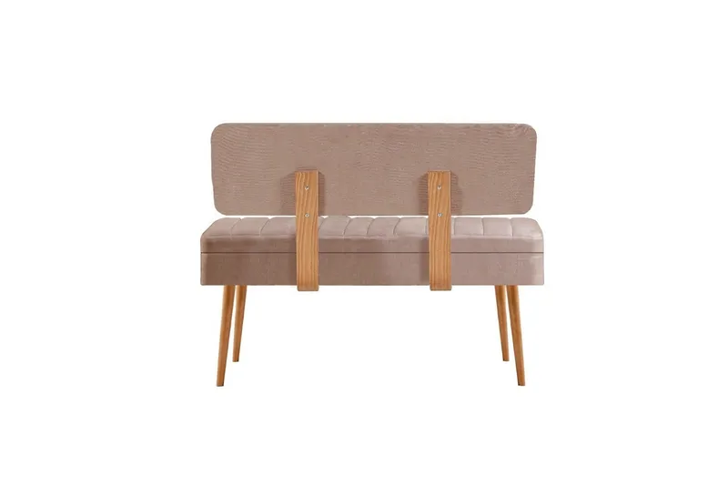 Valsot Penkkituoli 110 cm - Luonnollinen/Kivi - Huonekalut - Tuoli & nojatuoli - Penkki - Penkki selkänojalla