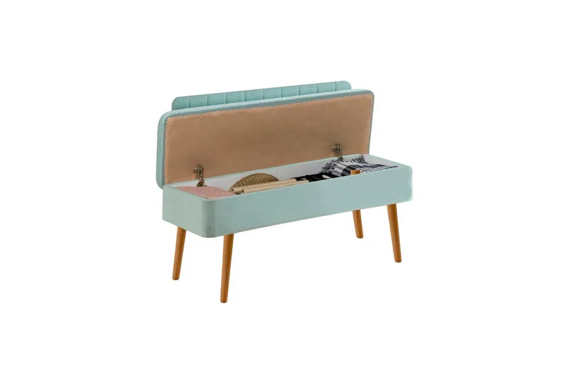 Valsot Penkkituoli 110 cm - Luonnollinen/Vihreä - Huonekalut - Tuoli & nojatuoli - Penkki - Eteispenkki