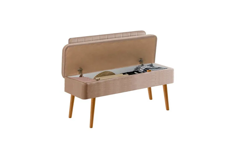 Valsot Penkkituoli 110 cm - Luonnollinen/Kivi - Huonekalut - Tuoli & nojatuoli - Penkki - Penkki selkänojalla