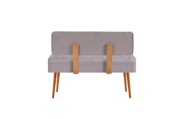 Valsot Penkkituoli 110 cm - Luonnollinen/Harmaa - Huonekalut - Tuoli & nojatuoli - Penkki - Penkki selkänojalla