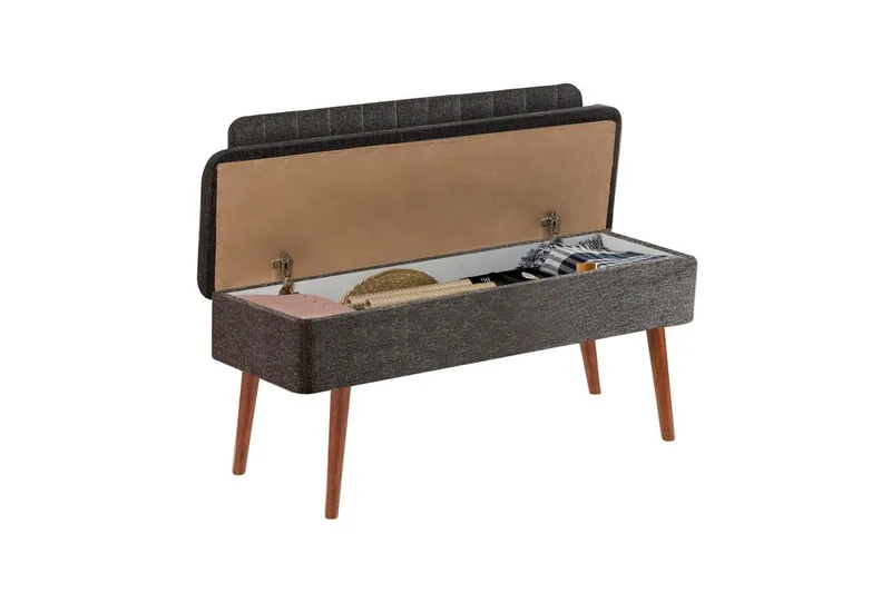 Valsot Penkkituoli 110 cm - Pähkinä/Antrasiitti - Huonekalut - Tuoli & nojatuoli - Penkki - Eteispenkki