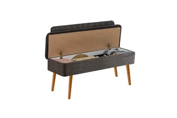 Valsot Penkkituoli 110 cm - Luonnollinen/Antrasiitti - Huonekalut - Tuoli & nojatuoli - Penkki - Penkki selkänojalla
