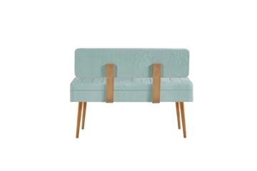Valsot Penkkituoli 110 cm - Luonnollinen/Vihreä - Huonekalut - Tuoli & nojatuoli - Penkki - Penkki selkänojalla