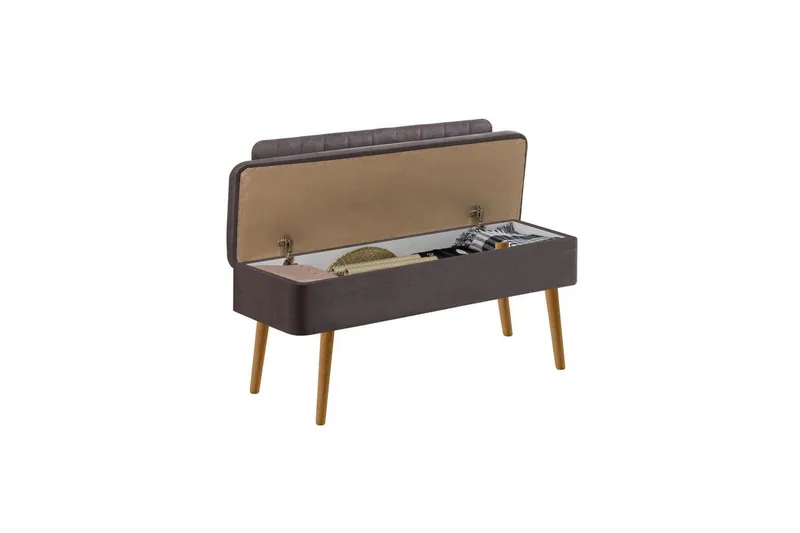 Valsot Penkkituoli 110 cm - Luonnollinen/Antrasiitti - Huonekalut - Tuoli & nojatuoli - Penkki - Penkki selkänojalla