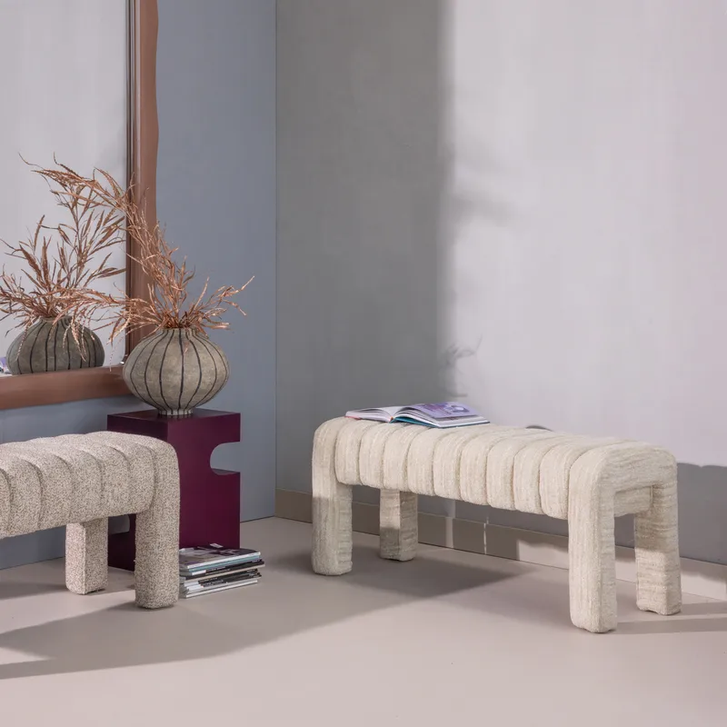 Verhoiltu penkki Frex 110 cm - Luonnonväri - Huonekalut - Tuoli & nojatuoli - Penkki - Eteispenkki