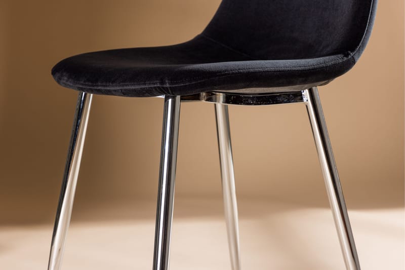 Polar Ruokatuoli - Musta - Huonekalut - Tuoli & nojatuoli - Ruokapöydän tuolit