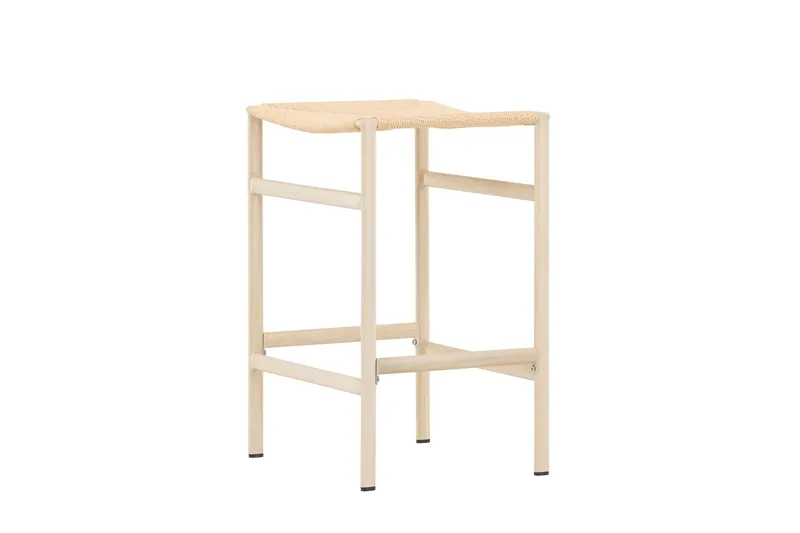 Polly Baarituoli 66 cm - Beige - Huonekalut - Tuoli & nojatuoli - Baarituoli