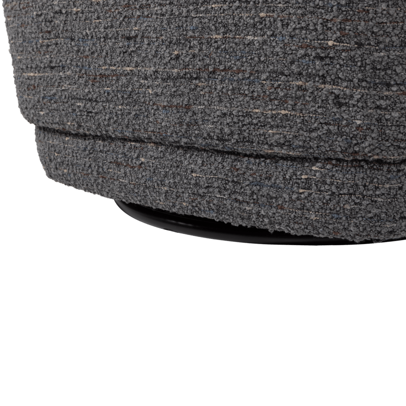 Pyörivä nojatuoli Atty - Harmaa melange - Huonekalut - Tuoli & nojatuoli - Nojatuoli & lepotuoli