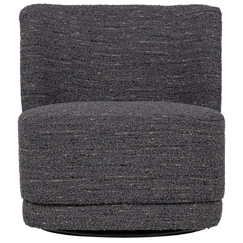 Pyörivä nojatuoli Atty - Harmaa melange - Huonekalut - Tuoli & nojatuoli - Nojatuoli & lepotuoli