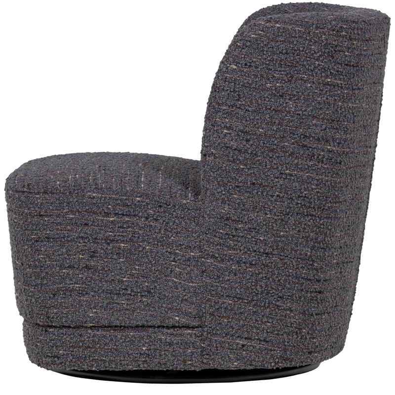 Pyörivä nojatuoli Atty - Harmaa melange - Huonekalut - Tuoli & nojatuoli - Nojatuoli & lepotuoli