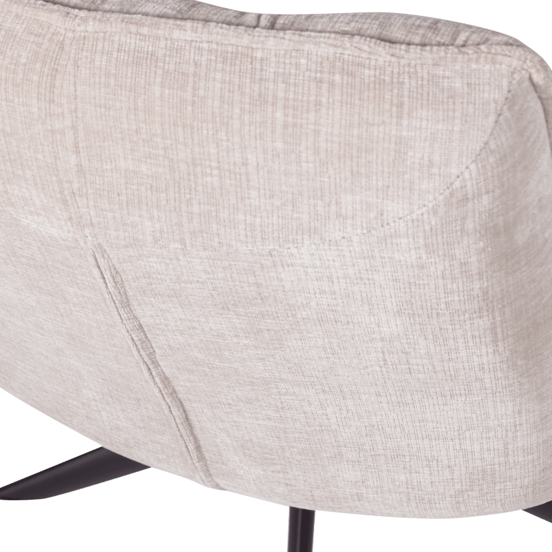 Pyörivä nojatuoli Jouke - Luonnonväri - Huonekalut - Tuoli & nojatuoli - Nojatuoli & lepotuoli