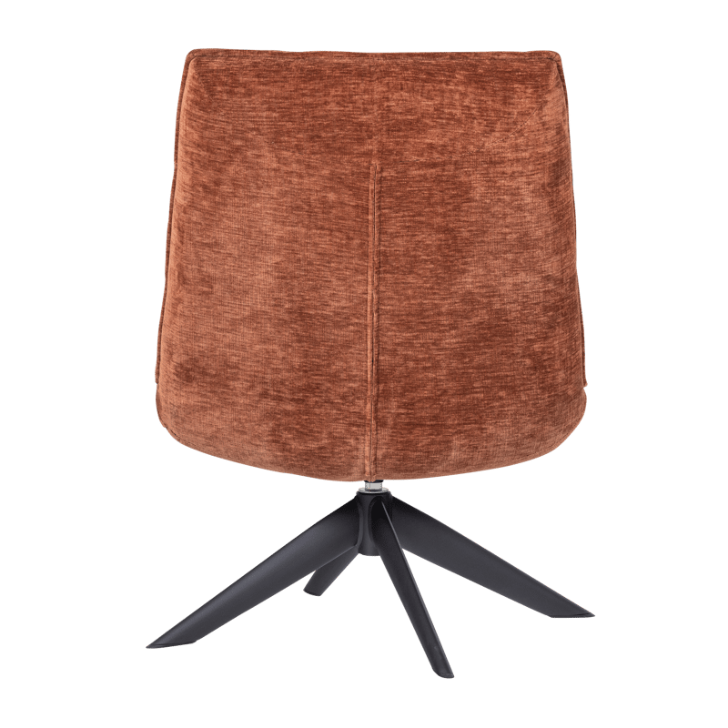 Pyörivä nojatuoli Jouke - Ruosteenruskea - Huonekalut - Tuoli & nojatuoli - Nojatuoli & lepotuoli